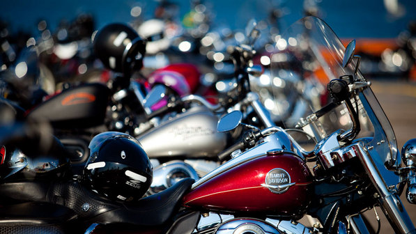 Encontro de motociclistas da Harley-Davidson